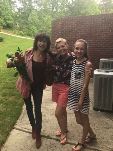 Me, Robin Quarles & artist Mary Rene Quarles (Petticoat, Monday Is Coming)